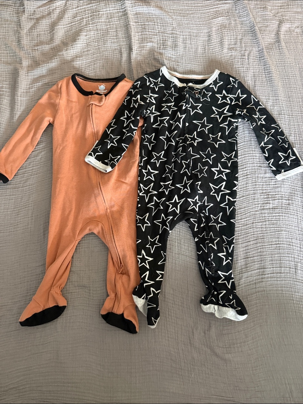 cloud island 2 pack Footed One-Piece Sleeper